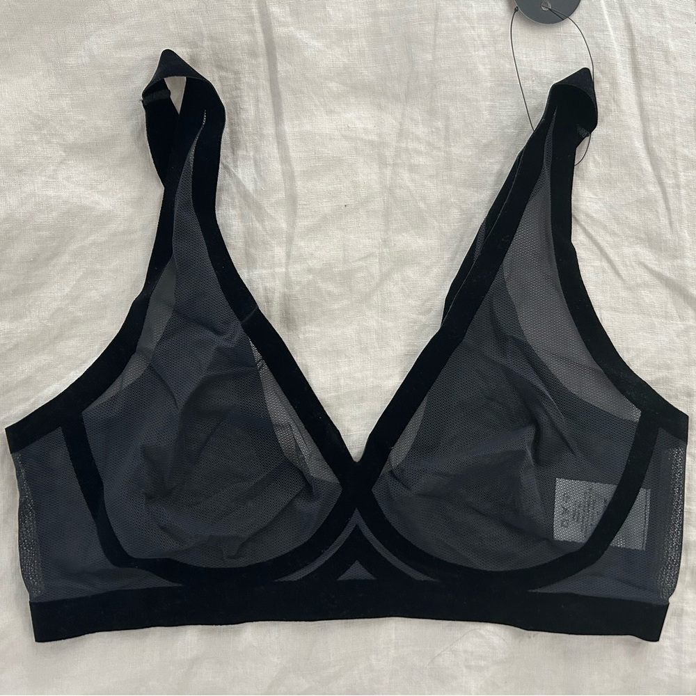EBY Black Mesh Bralette